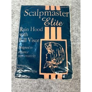 Vintage 60's Scaplmaster Elite Rain Hood w/Full‎ Visor Unused